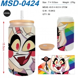 Hazbin Hotel Anime frosted gla...