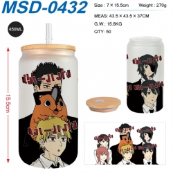 Chainsaw man Anime frosted gla...