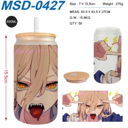 Chainsaw man Anime frosted gla...