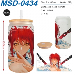 Chainsaw man Anime frosted gla...