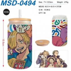 One Piece Anime frosted glass ...