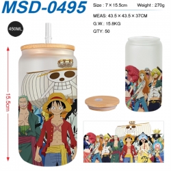 One Piece Anime frosted glass ...