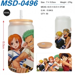 One Piece Anime frosted glass ...