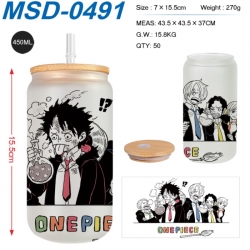 One Piece Anime frosted glass ...