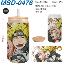 Naruto Anime frosted glass cup...