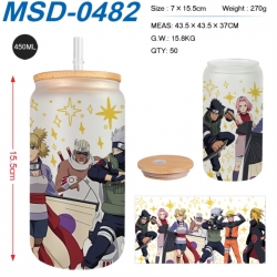 Naruto Anime frosted glass cup...