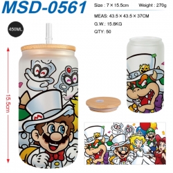 Super Mario Anime frosted glas...