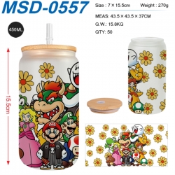Super Mario Anime frosted glas...