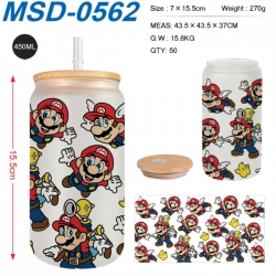 Super Mario Anime frosted glas...
