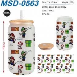 Super Mario Anime frosted glas...