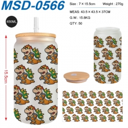 Super Mario Anime frosted glas...