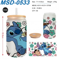 Lilo & Stitch Anime frosted gl...