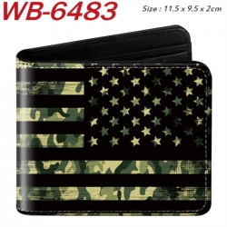 Flag Animation color PU leathe...