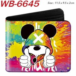 Mickey Animation color PU leat...