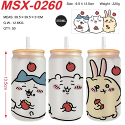 Chiikawa Anime frosted glass c...