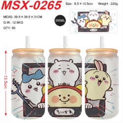 Chiikawa Anime frosted glass c...