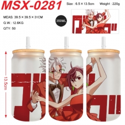 Dandadan Anime frosted glass c...