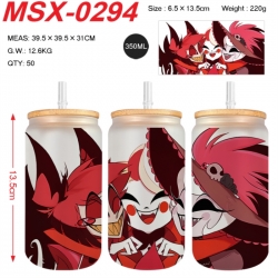 Hazbin Hotel Anime frosted gla...