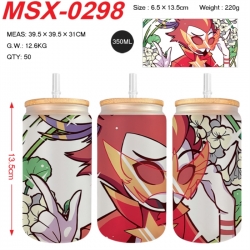 Hazbin Hotel Anime frosted gla...