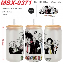 One Piece Anime frosted glass ...