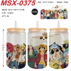 One Piece Anime frosted glass ...