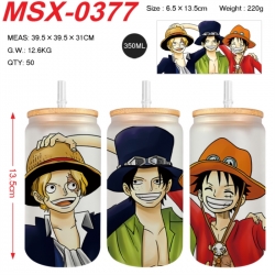 One Piece Anime frosted glass ...
