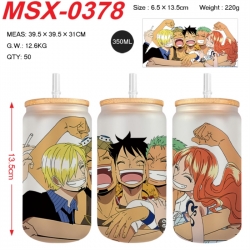 One Piece Anime frosted glass ...