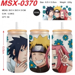Naruto Anime frosted glass cup...
