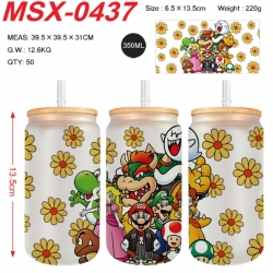 Super Mario Anime frosted glas...