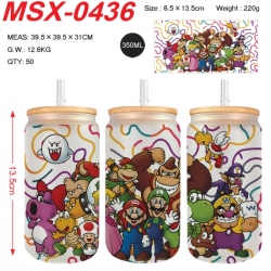 Super Mario Anime frosted glas...