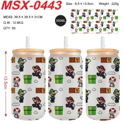 Super Mario Anime frosted glas...