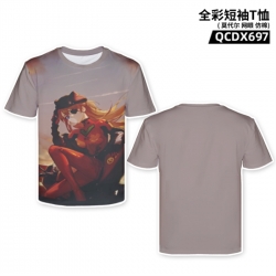 EVA Anime full-color short-sle...