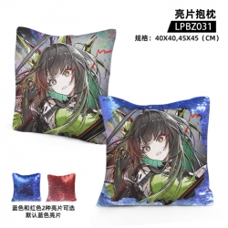 Arknights Game glitter pillow ...