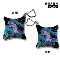 Hatsune Miku Game pillow keych...