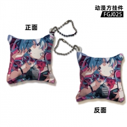 Hatsune Miku Game pillow keych...