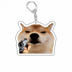 Emoticon Anime Acrylic Keychai...