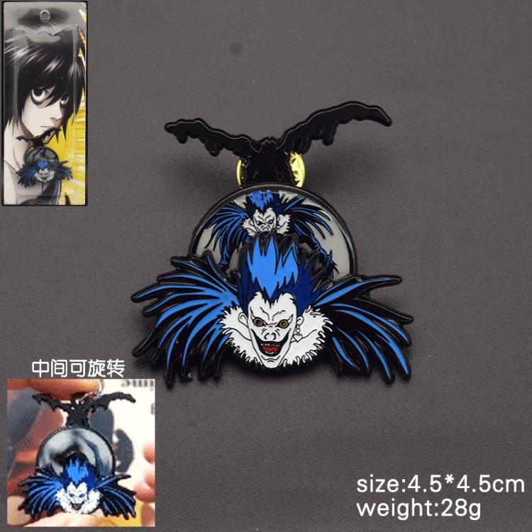Death note Anime peripherals Rotating badge