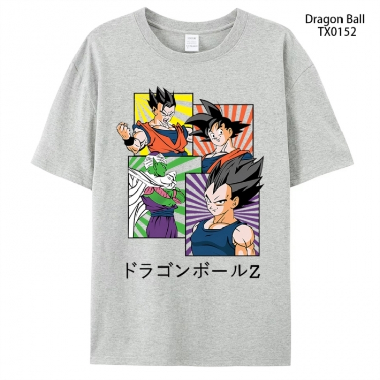 DRAGON BALL Anime peripheral printed pure cotton T-shirt from S to 4XL