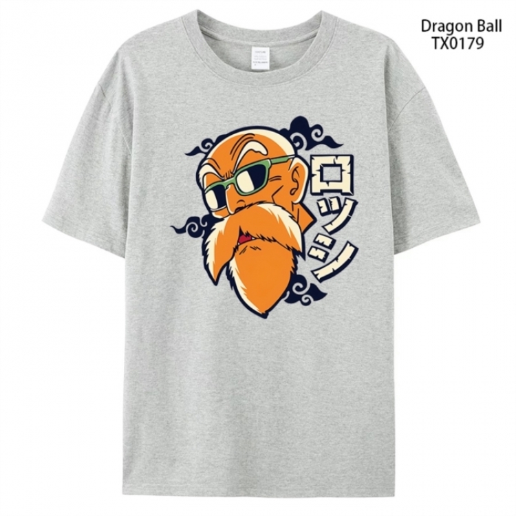 DRAGON BALL Anime peripheral printed pure cotton T-shirt from S to 4XL