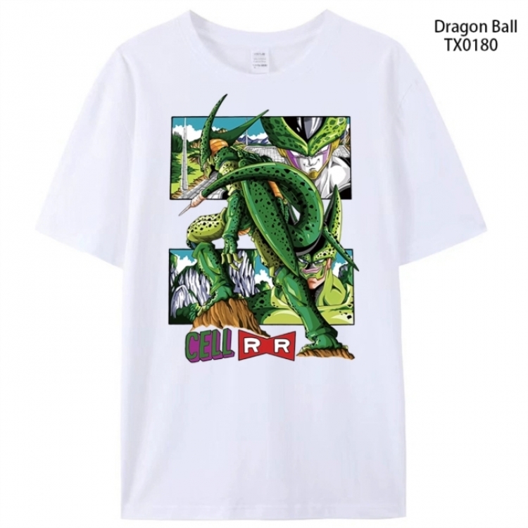 DRAGON BALL Anime peripheral printed pure cotton T-shirt from S to 4XL