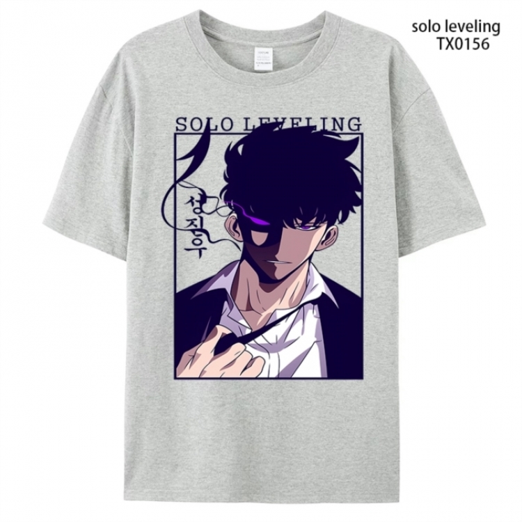 Solo Leveling:Arise Anime peripheral printed pure cotton T-shirt from S to 4XL