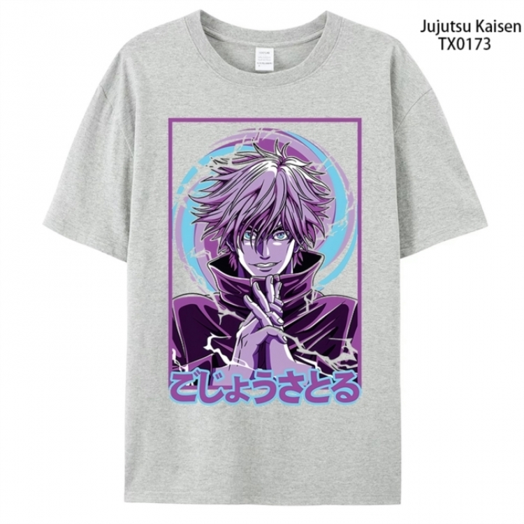 Jujutsu Kaisen Anime peripheral printed pure cotton T-shirt from S to 4XL
