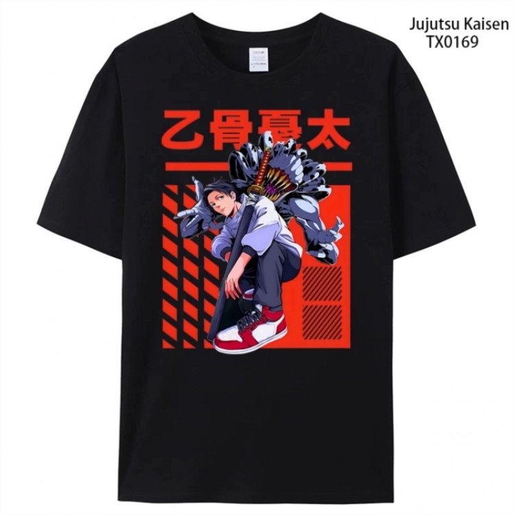 Jujutsu Kaisen Anime peripheral printed pure cotton T-shirt from S to 4XL