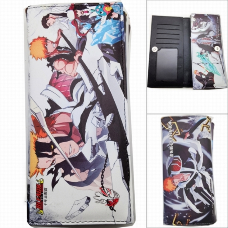 Bleach Anime Long Tri-Fold Wallet Wallet with Colorful Snaps PK-119