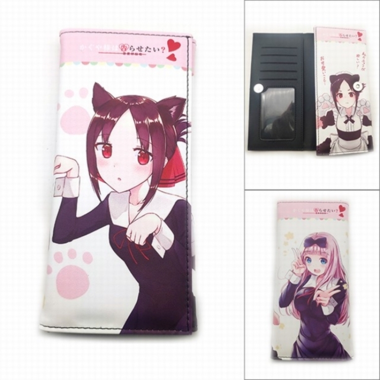 Kaguya-sama: Love Is War  Anime Long Tri-Fold Wallet Wallet with Colorful Snaps