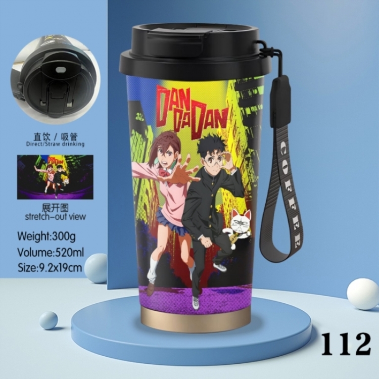 Dandadan Anime peripheral stainless steel coffee cup 520ML