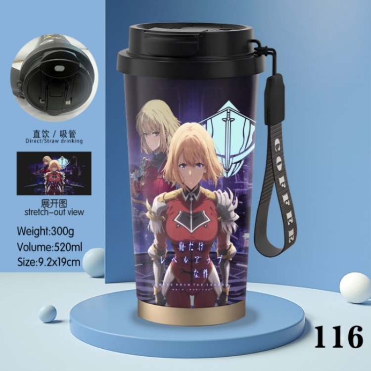 Solo Leveling:Arise Anime peripheral stainless steel coffee cup 520ML