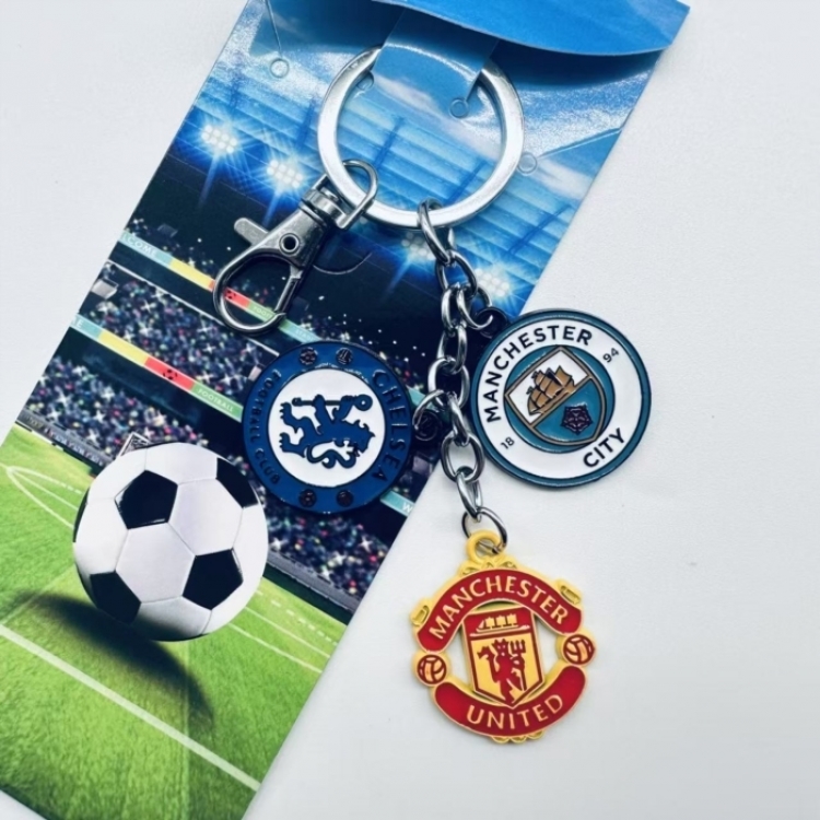 Team  Anime cartoon 3 pendant metal keychain backpack pendant