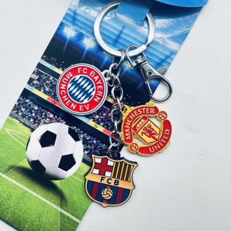 Team  Anime cartoon 3 pendant metal keychain backpack pendant