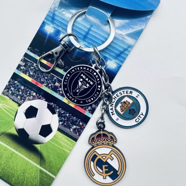 Team  Anime cartoon 3 pendant metal keychain backpack pendant